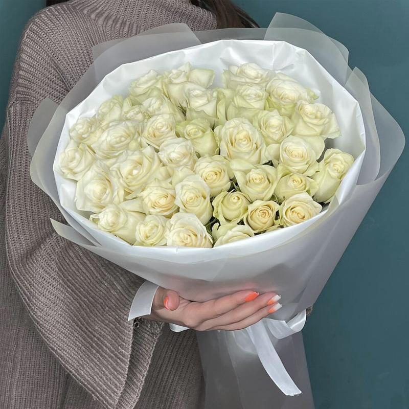 33支白玫瑰花束
